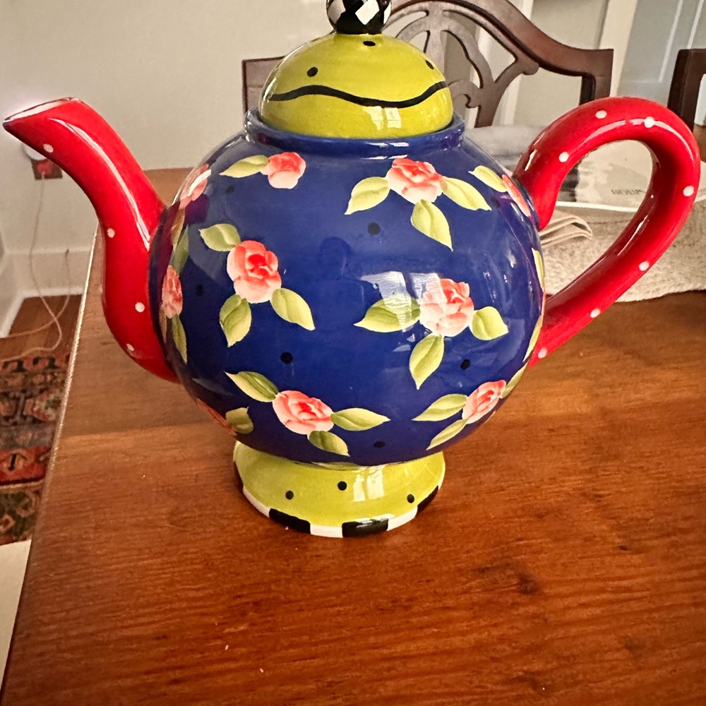 Joyce Shelton tea party whimsical teapot